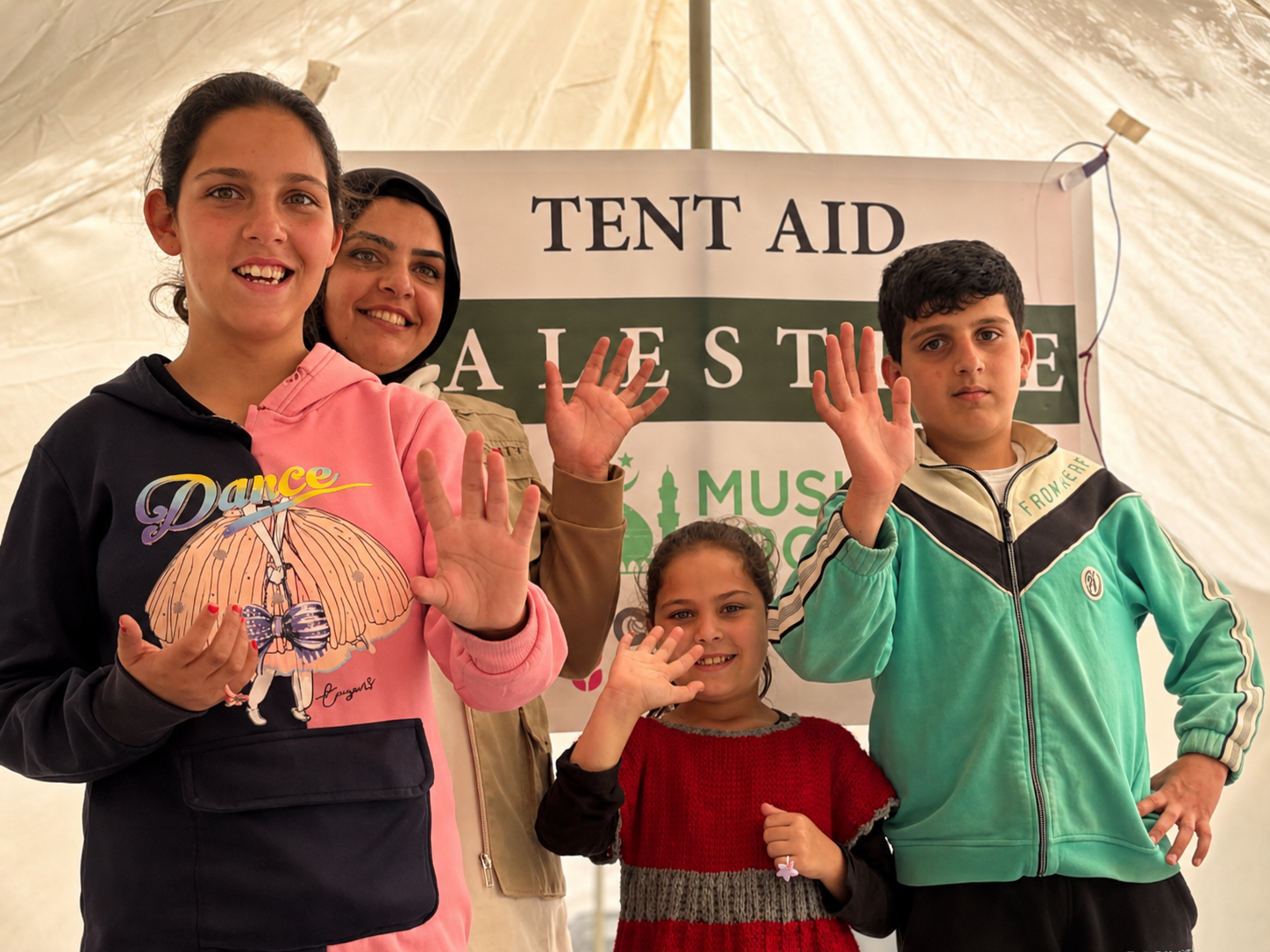 Tent Shelter for Families in Gaza